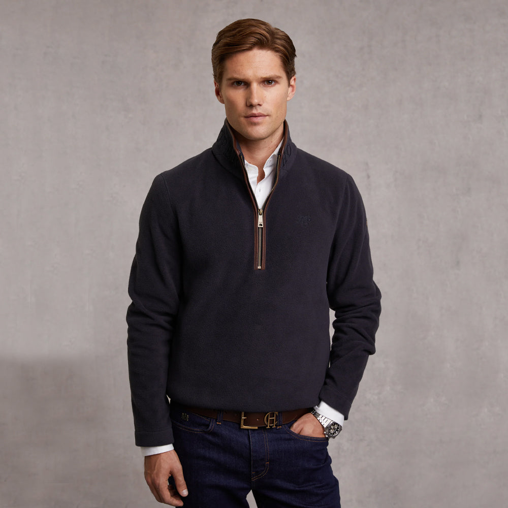 Holland Cooper Mens Country Fleece Quarter Zip
