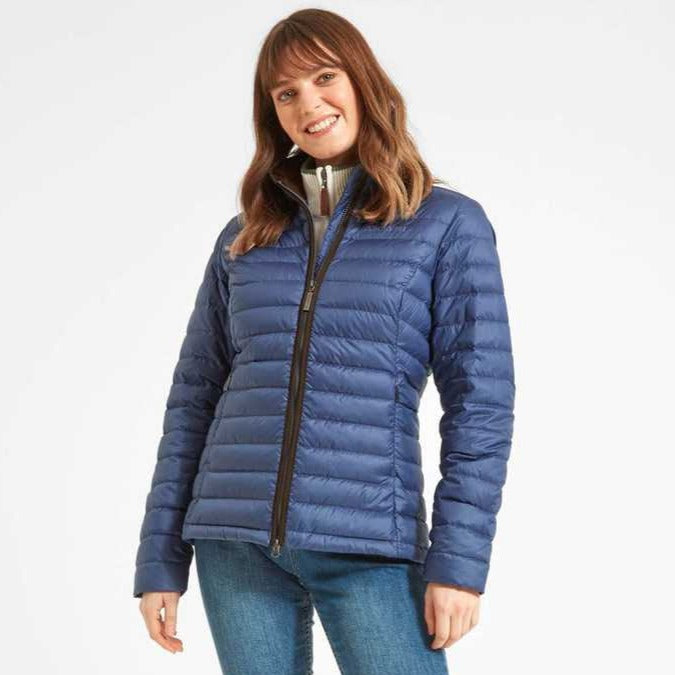 The Schoffel Ladies Hambleton Down Jacket in Blue#Blue