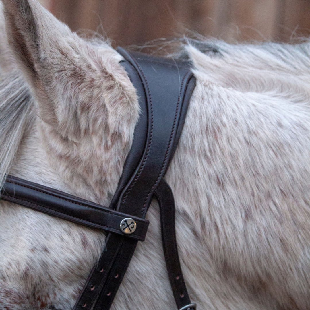 Henry James Saddlery Sheepskin Grackle Bridle