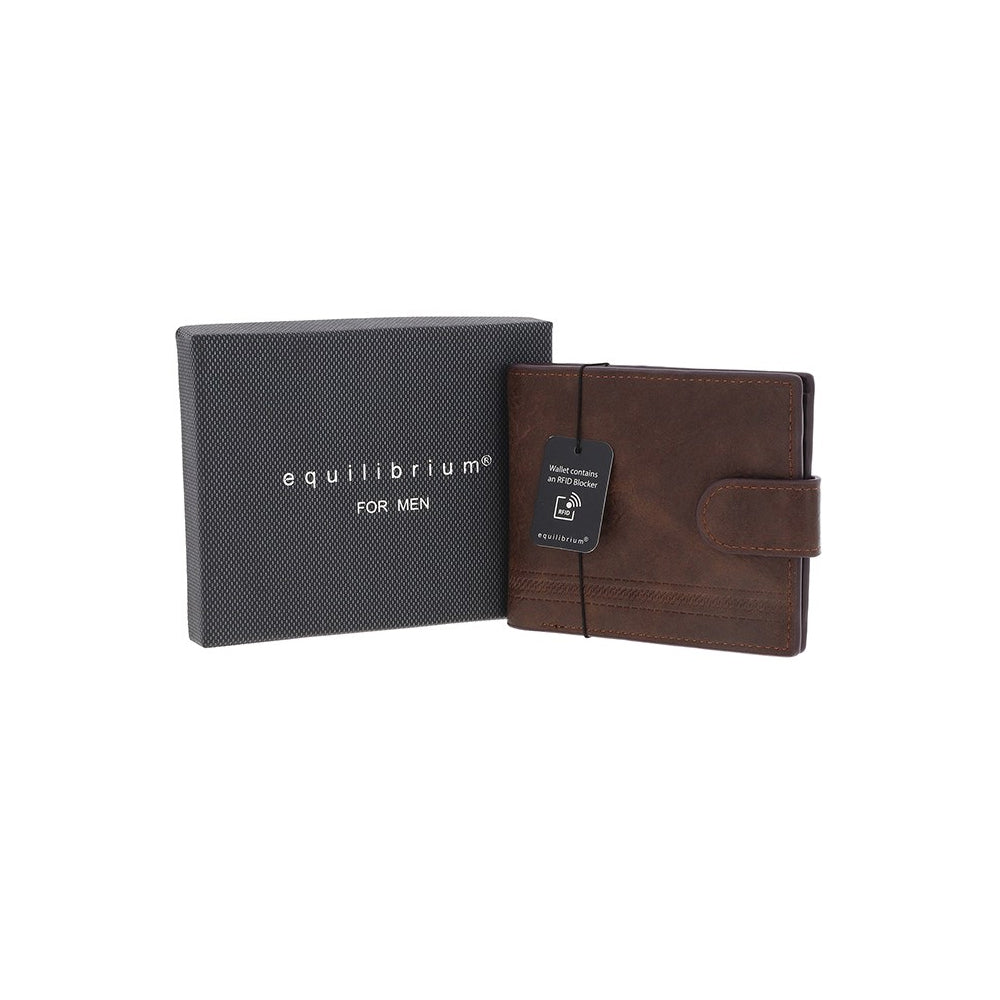 Equilibrium RFID Wallet Brown