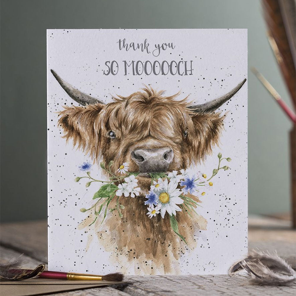 Wrendale So Moooch! Greetings Card