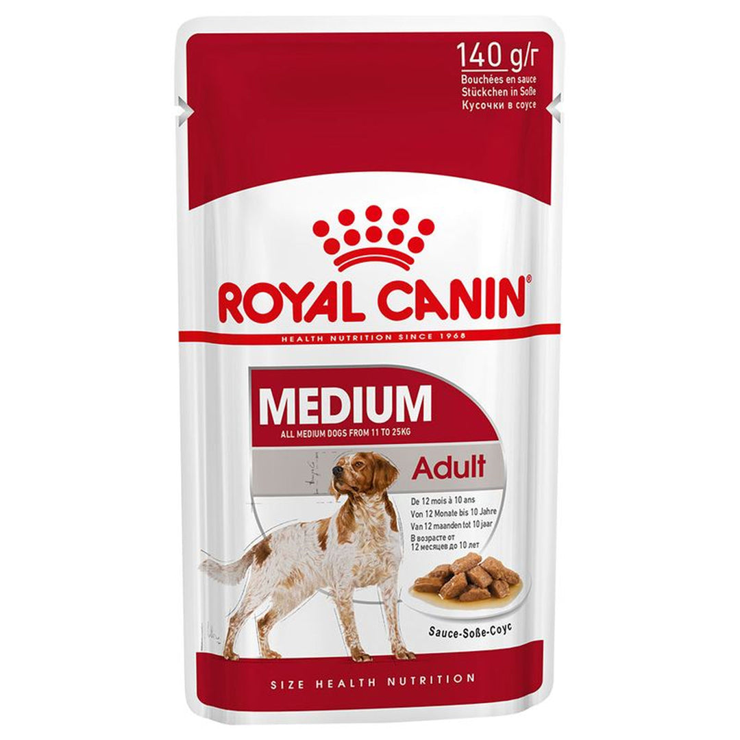 Royal Canin Medium Adult Pouches 10x140g 10 x 140g
