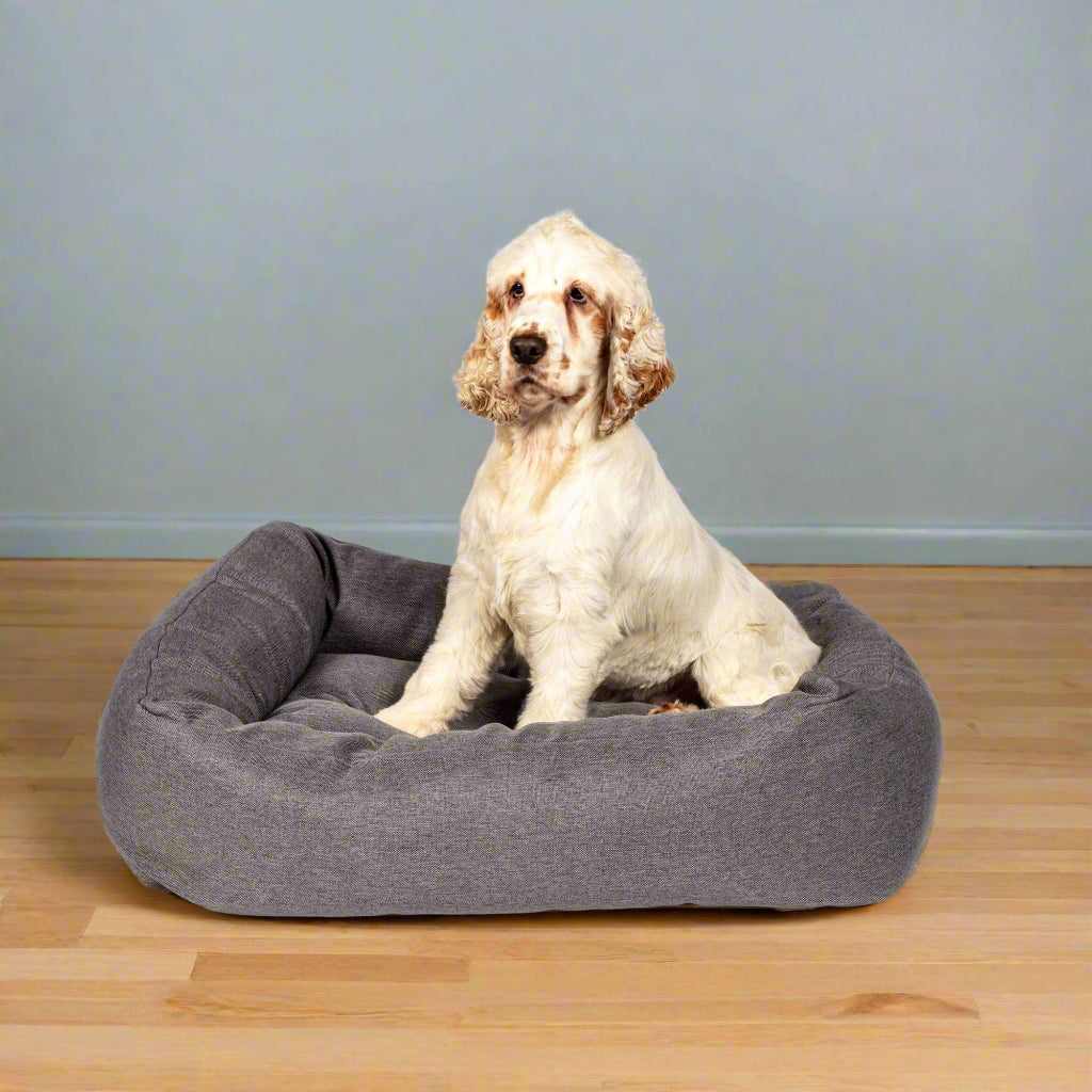 Danish Design Anti-Bac Snuggle Dog Bed#Grey