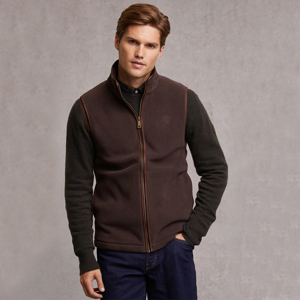 Holland Cooper Mens Country Fleece Gilet