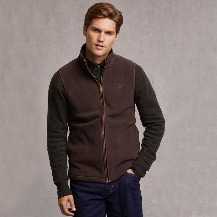 Holland Cooper Mens Country Fleece Gilet