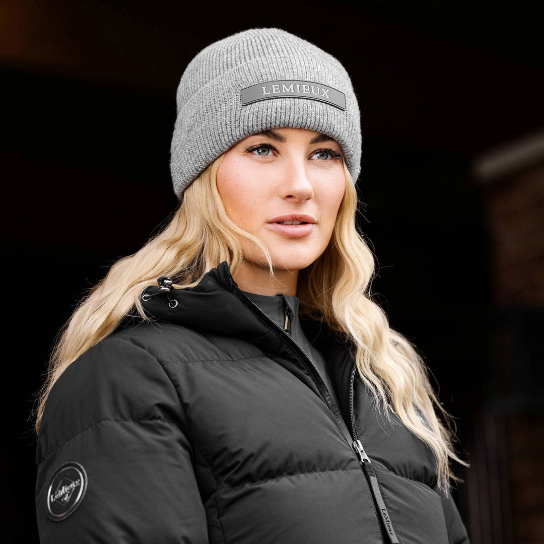 LeMieux Reflective Beanie#Grey