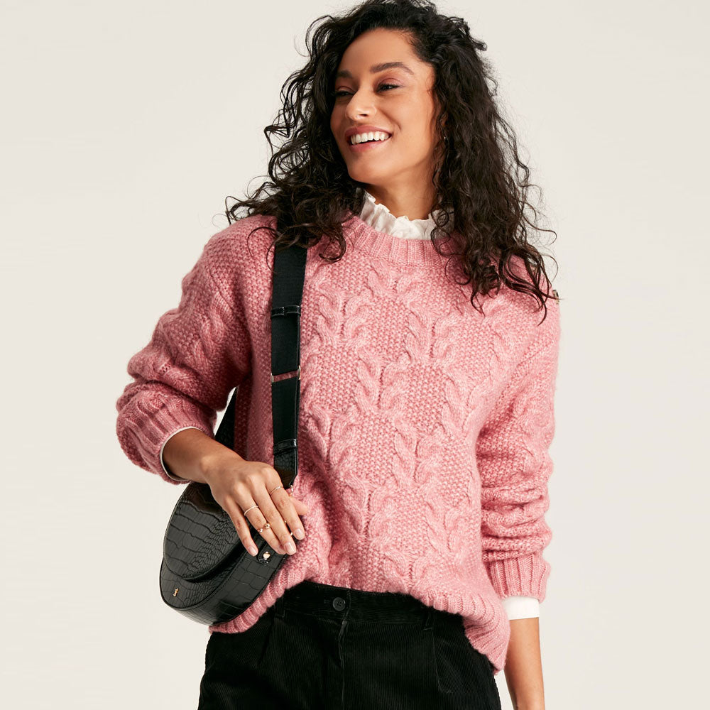 Joules Ladies Pippa Jumper#Pink