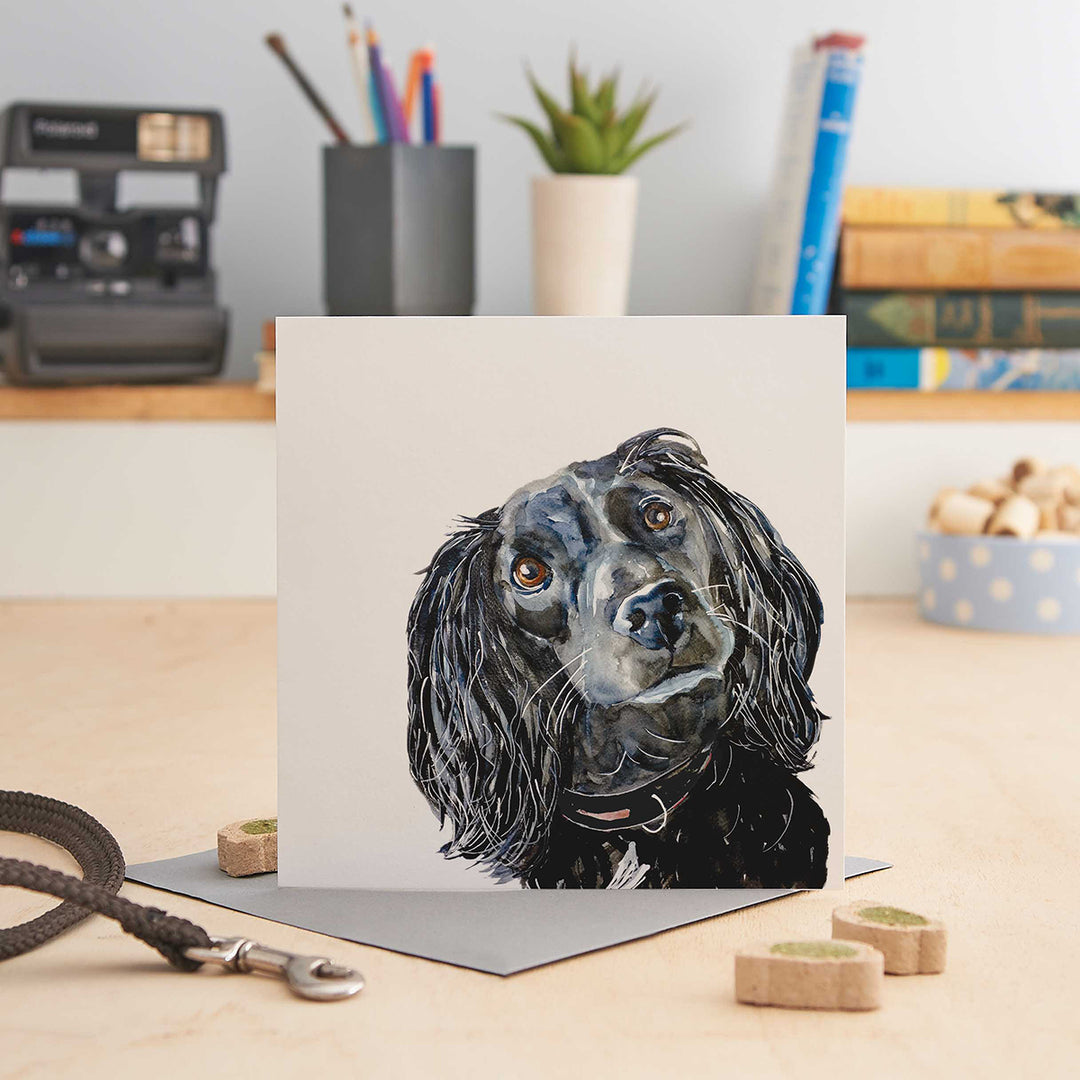 Jo Scott Bella Spaniel Card