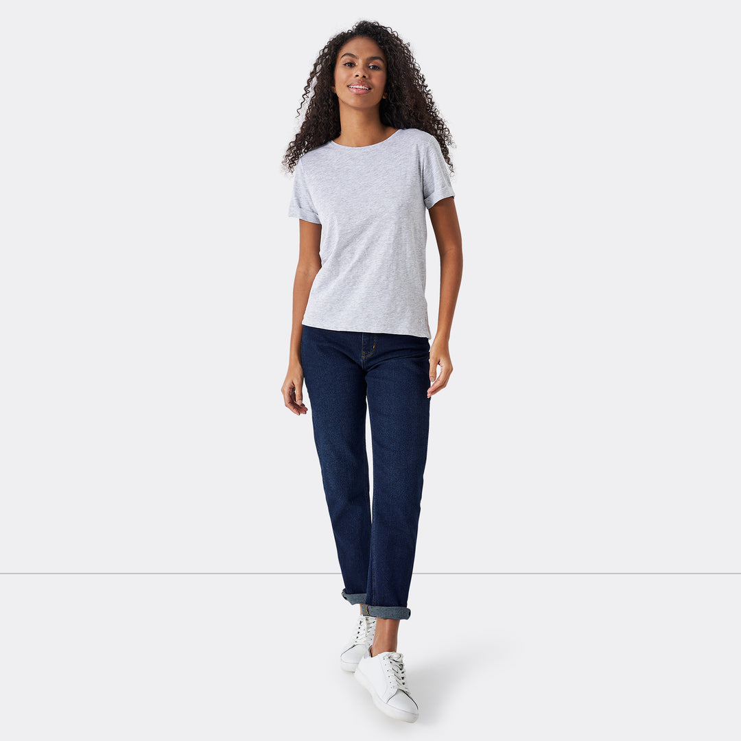The Crew Ladies Girlfriend Jeans in Denim#Denim