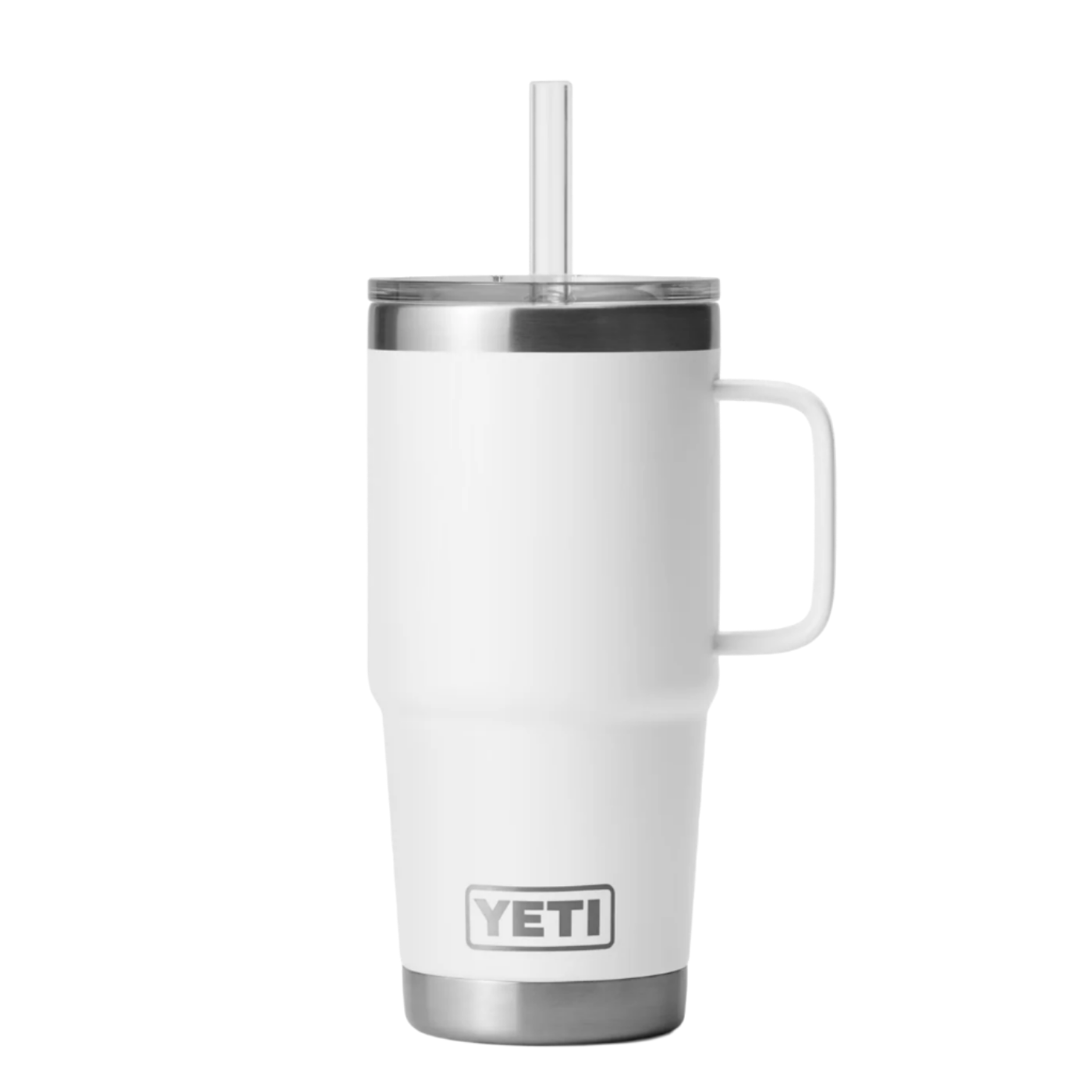 Yeti Rambler 35oz / 1 Litre Straw Travel Mug - White | Millbry Hill