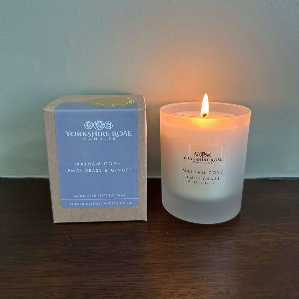 Yorkshire Rose Candles Malham Cove Glass Candle