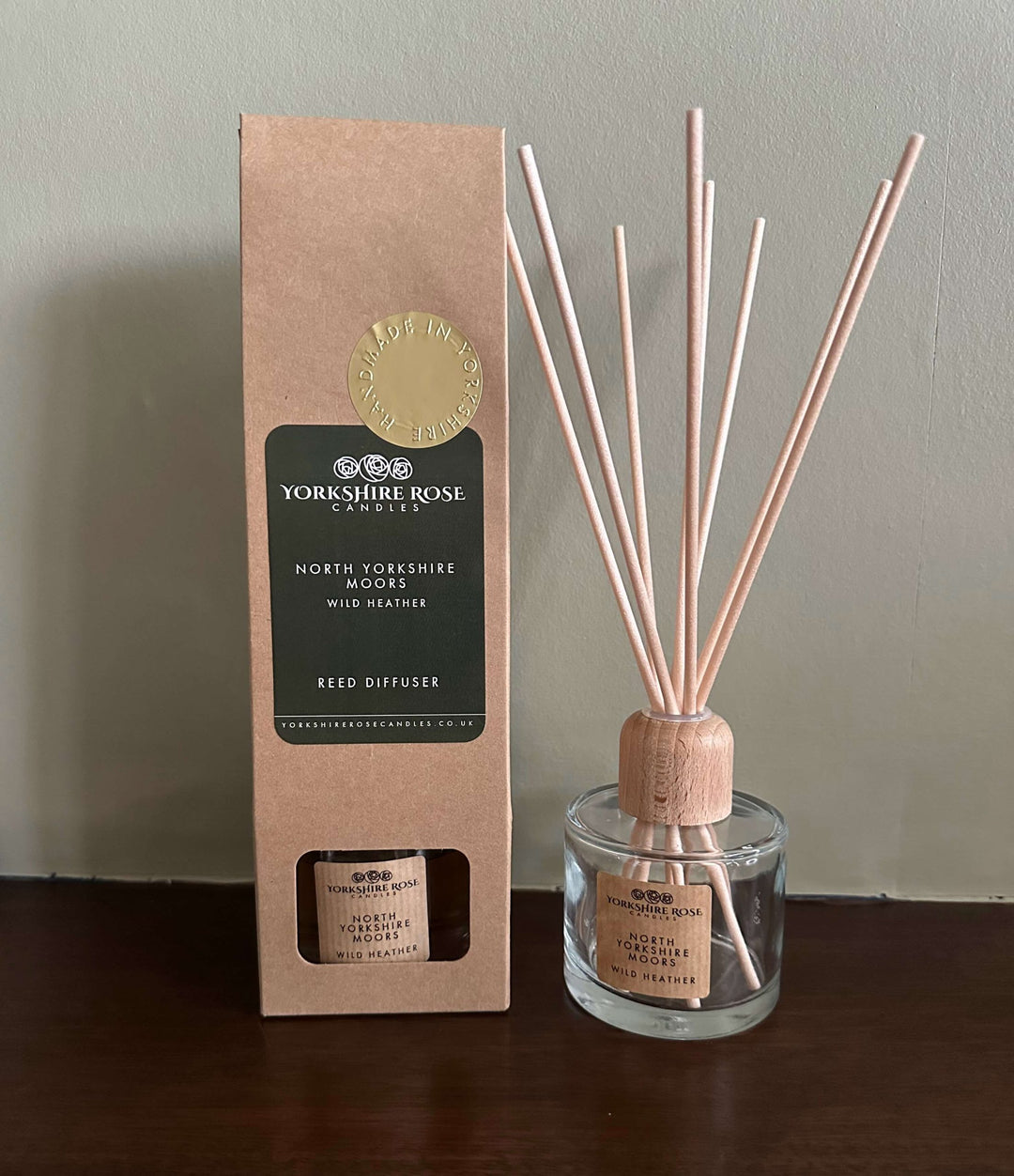 Yorkshire Rose Candles North Yorkshire Moors Diffuser