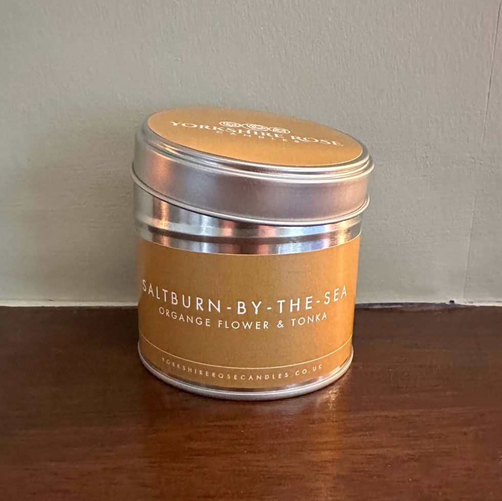 Yorkshire Rose Candles Saltburn-by-the-Sea Tin Candle