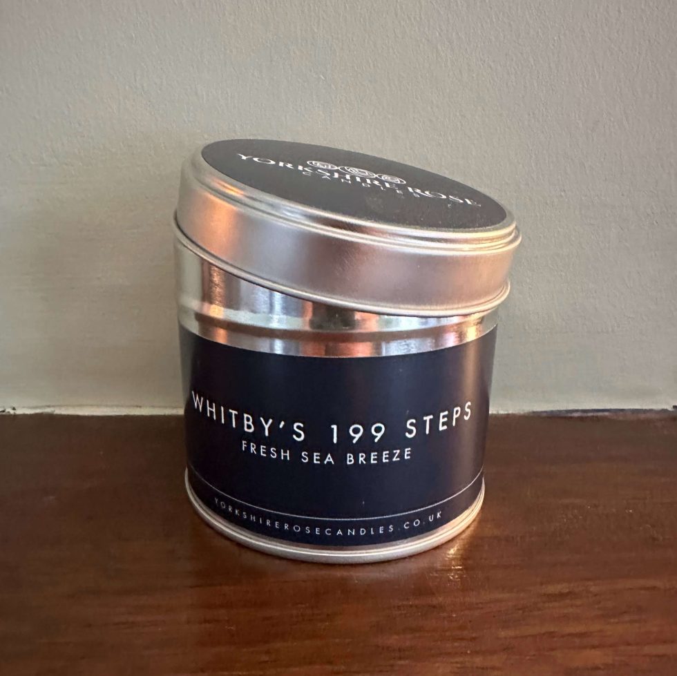 Yorkshire Rose Candles Whitby Fisherman Tin Candle