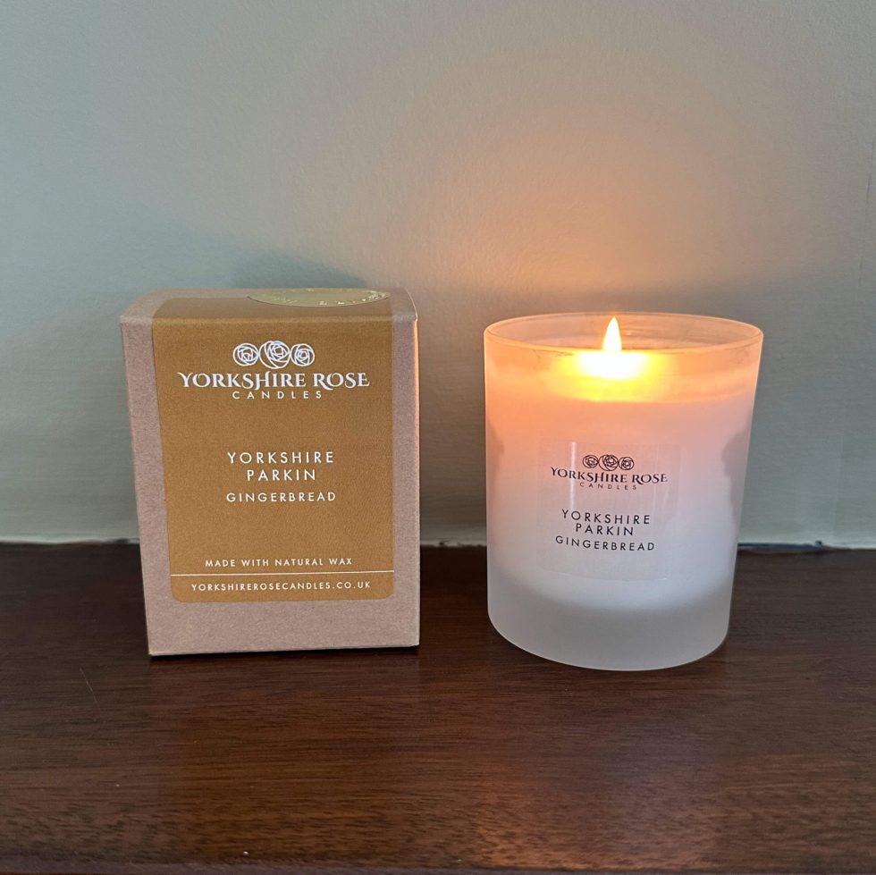 Yorkshire Rose Candles Yorkshire Parkin Glass Candle