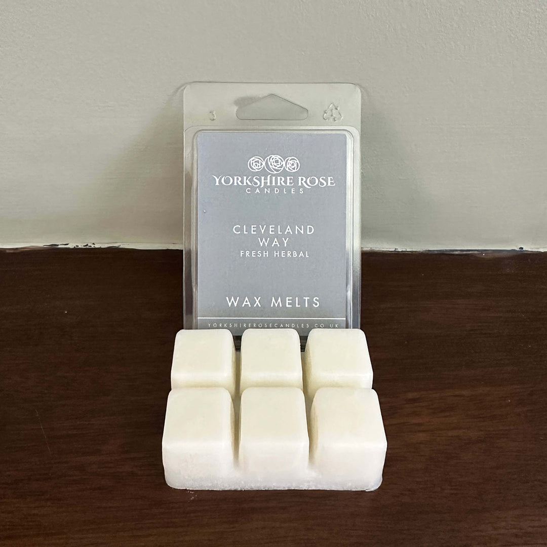 Yorkshire Rose Candles Wax Melt Clambshell - Cleveland Way