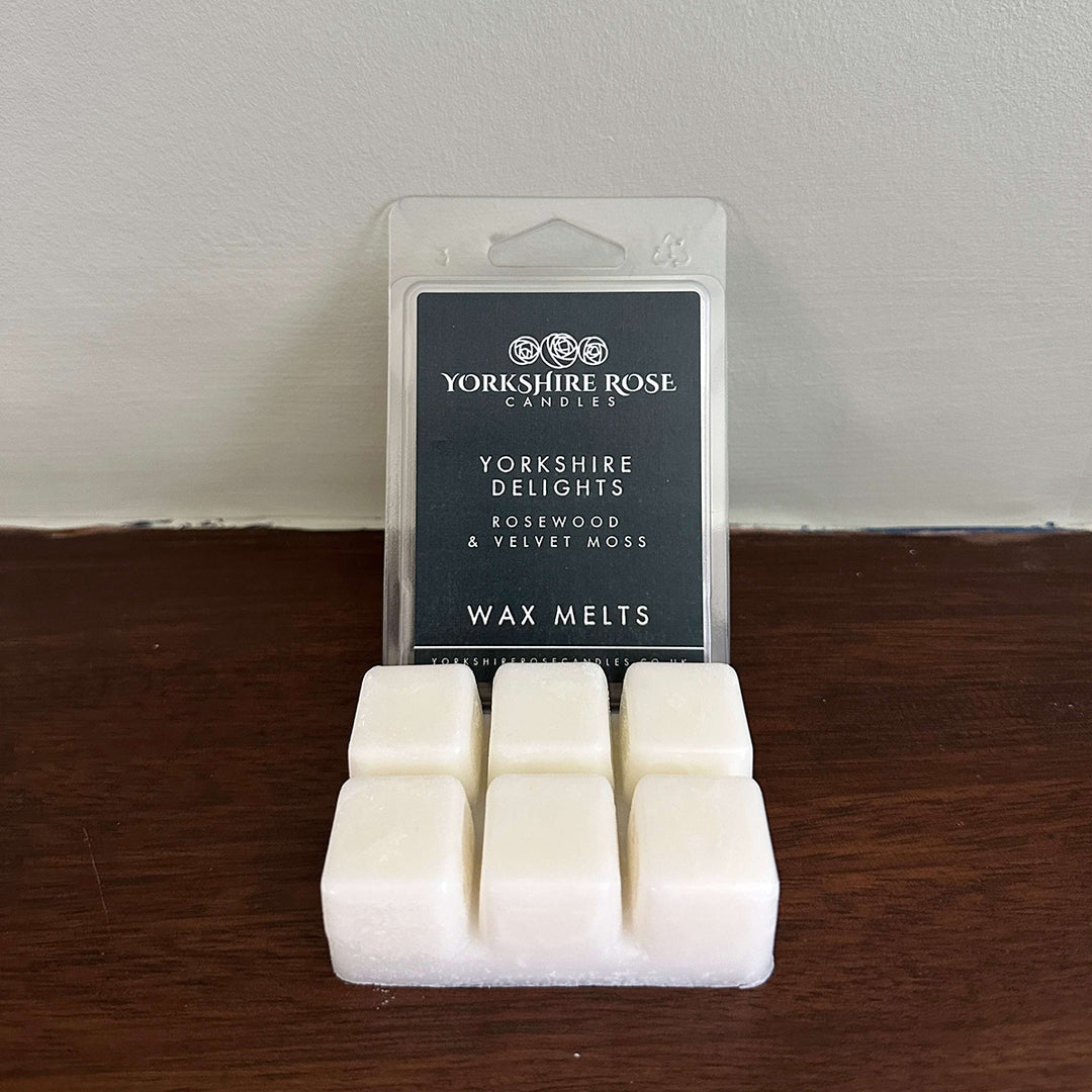Yorkshire Rose Candles Wax Melt Clambshell - Yorkshire Delights