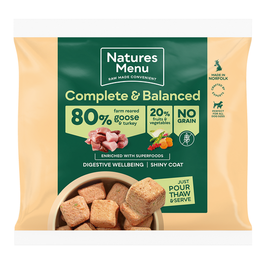 Natures Menu Nuggets 80/20 Farm Reared Goose & Turkey 1kg 1kg