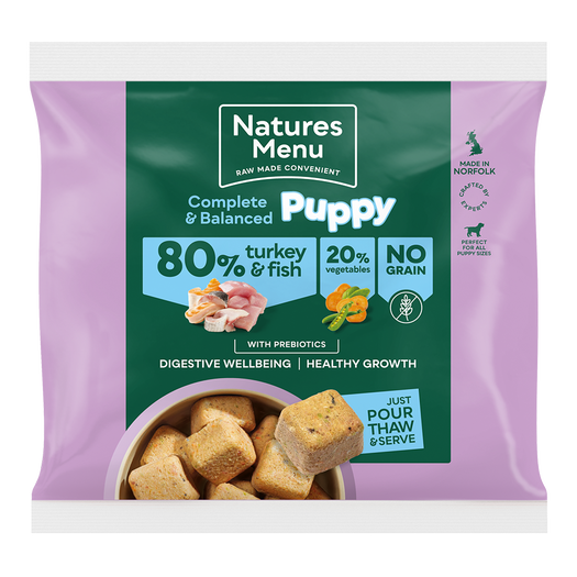 Natures Menu Nuggets 80/20 Puppy Turkey & Fish 1kg 1kg