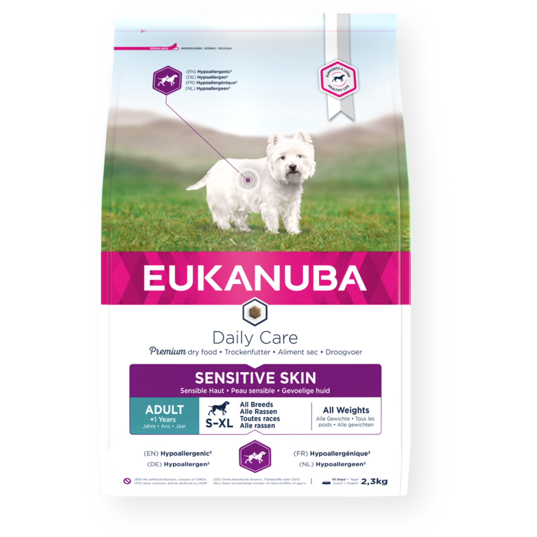 Eukanuba Adult All Breed Dog Food Sensitive Skin with Fish