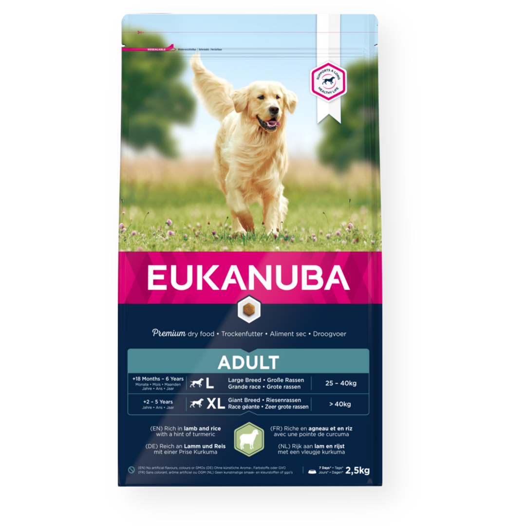 Eukanuba Adult Large Breed Dog Food with Lamb & Rice
