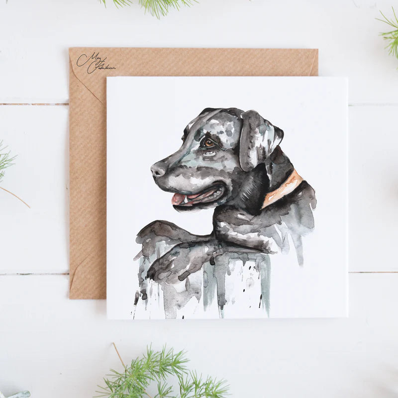 Meg Hawkins Labrador Card