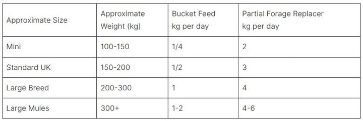 Mollichaff Donkey Diet