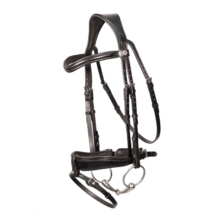 Henry James Saddlery Dressage Bridle With Detachable Flash