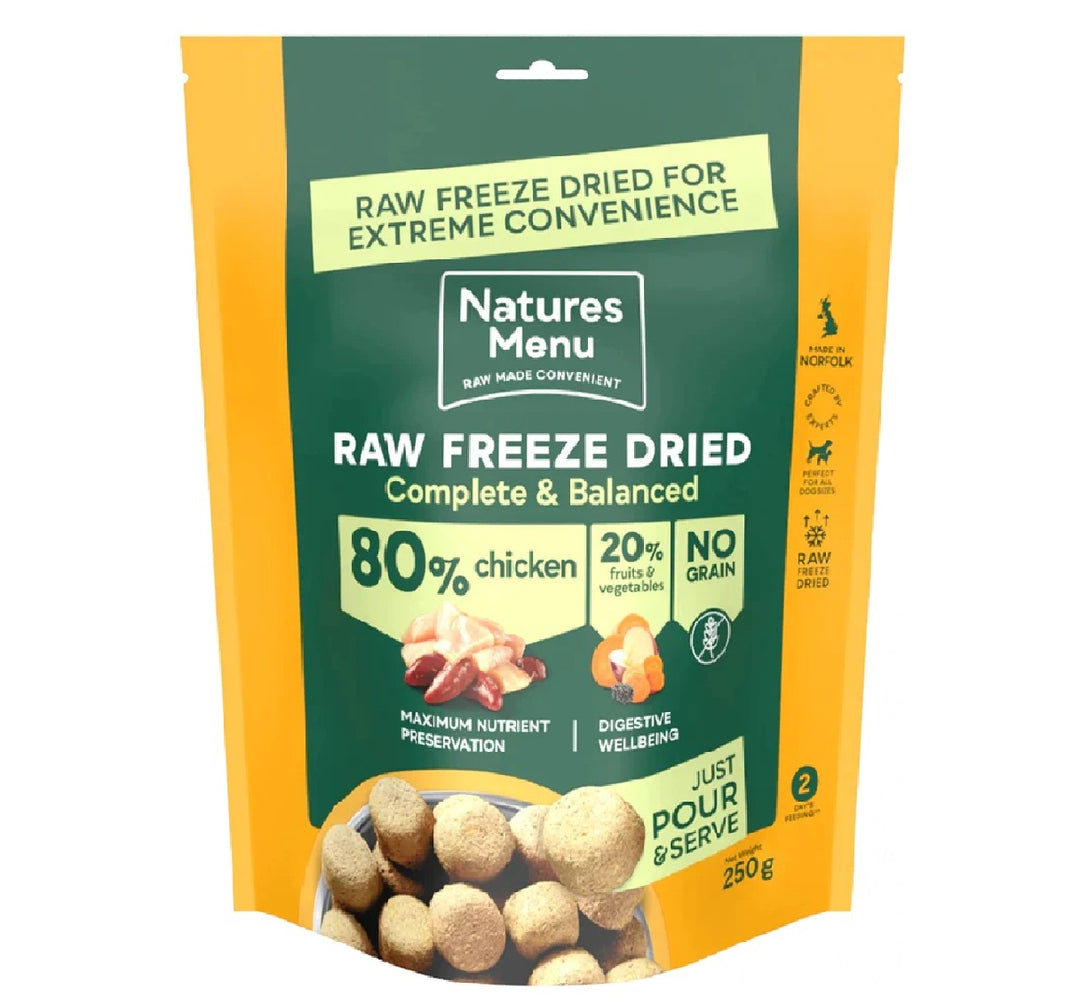 Natures Menu Raw Freeze Dried 80% Chicken Dinner