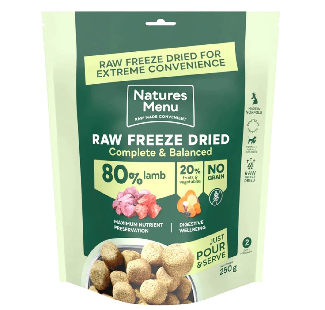 Natures Menu Raw Freeze Dried 80% Lamb Dinner