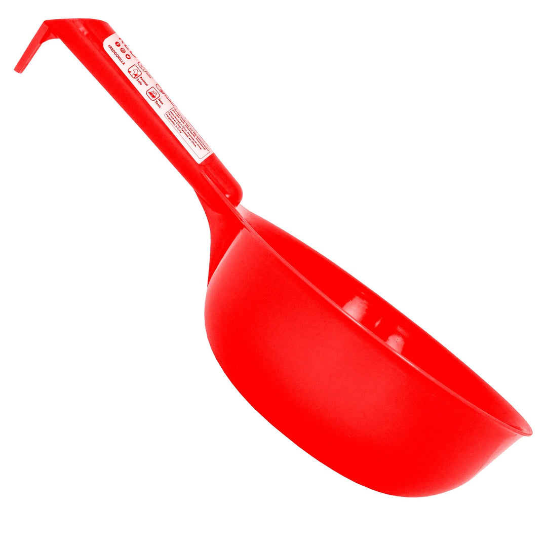 Red Gorilla Round Bowl Feed Scoop