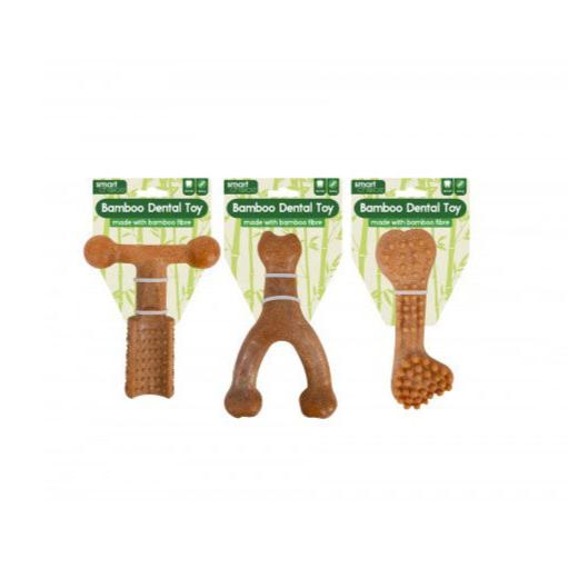 Smart Choice Dental Bamboo Shaped Dog Toy
