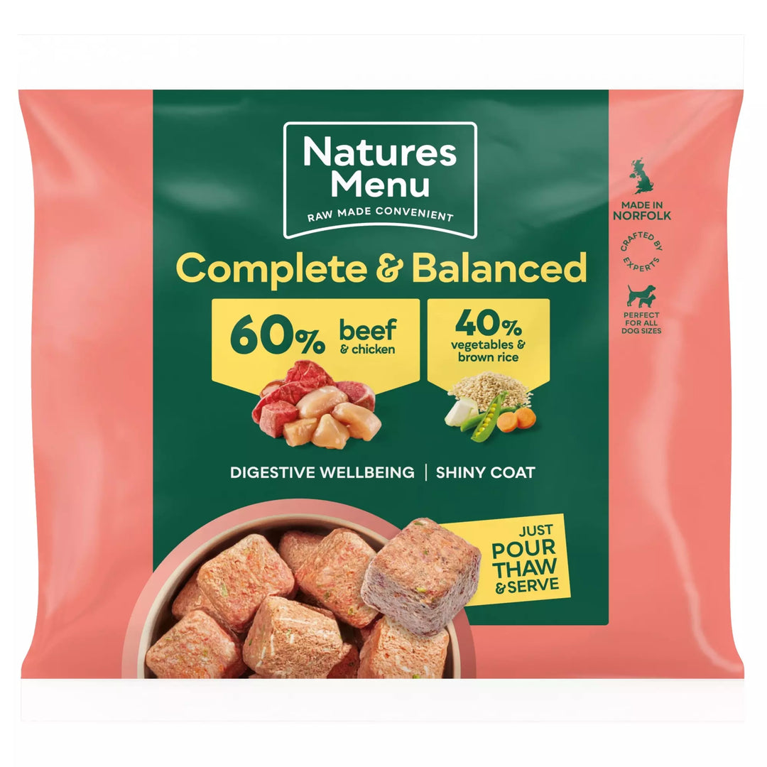 Natures Menu Nuggets 60/40 Beef & Chicken 1kg 1kg