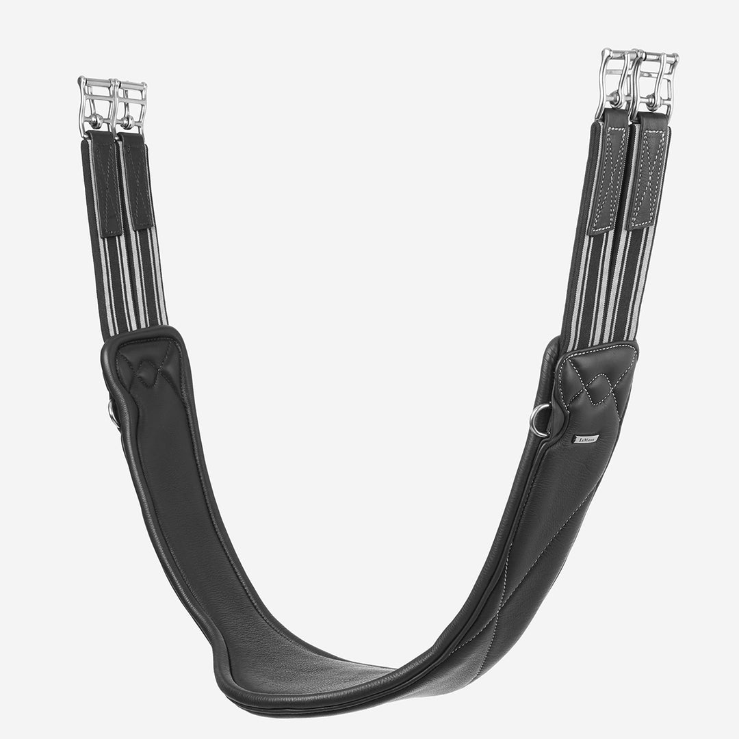 LeMieux Arika Contoured Long Girth#Black