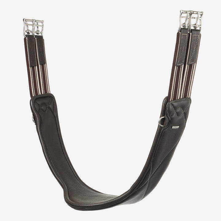 LeMieux Arika Contoured Long Girth#Brown