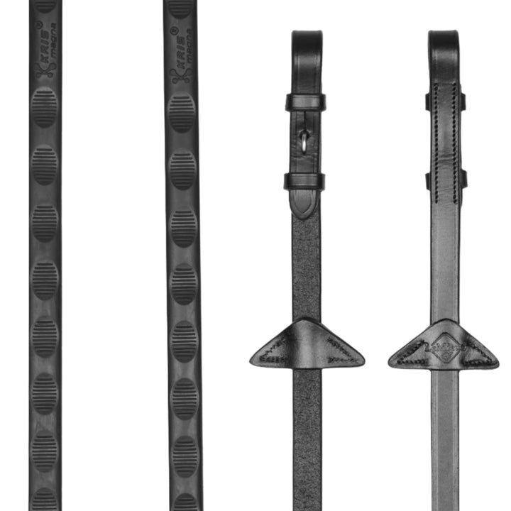 LeMieux Magna Grip Rubber Reins#Black