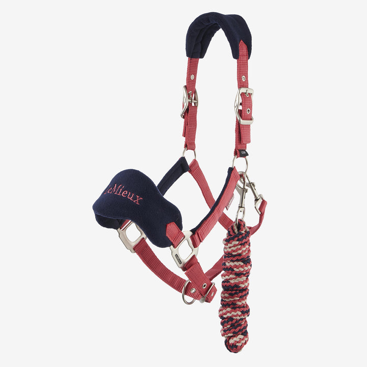 LeMieux Mini Vogue Headcollar & Leadrope - Cranberry