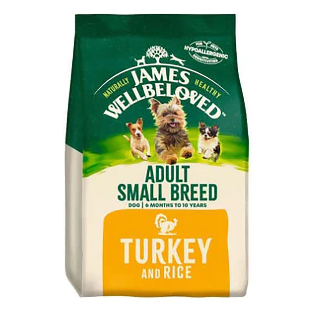 James Wellbeloved Adult Small Breed Turkey & Rice Dry Dog Food