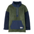 Joules Boys Always Cosy 1/Z Zip Fabric Mix Fleece#Navy