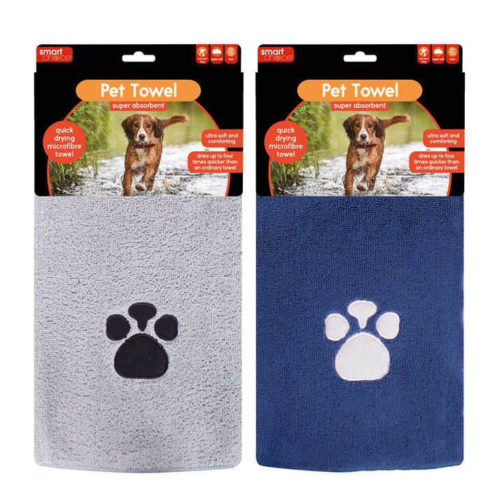 Smart Choice Microfibre Pet Towel 100x50xm