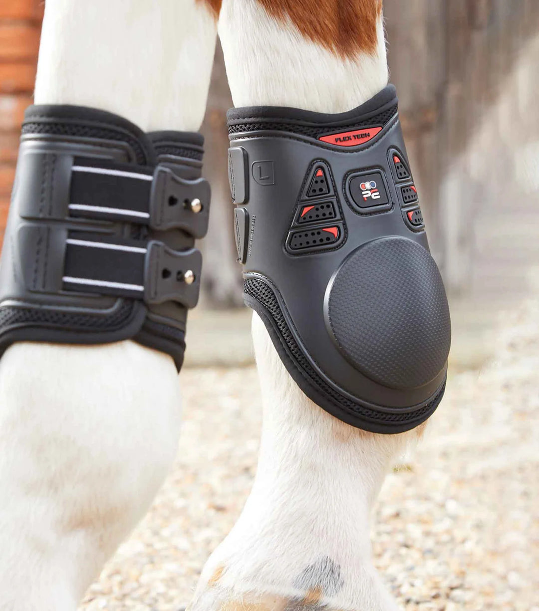 Premier Equine Kevlar Airtechnology Fetlock Boots#Black