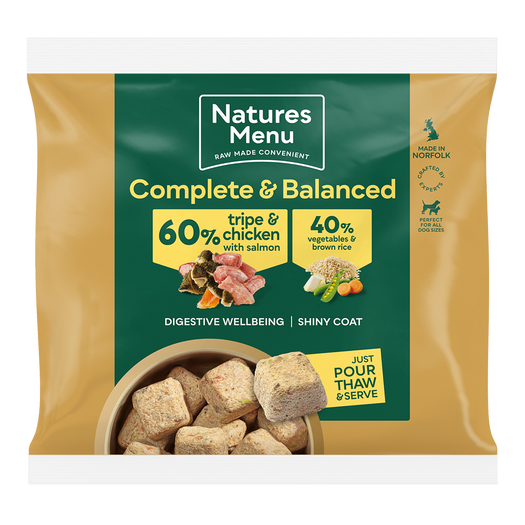Natures Menu Nuggets 60/40 Tripe & Chicken 1kg 1kg