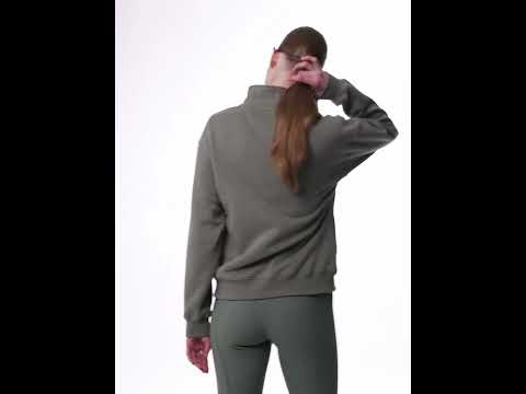 LeMieux Ladies Keira Quarter Zip Sweat - Rosemary