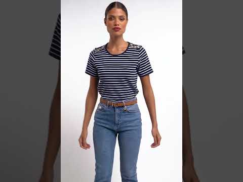 Holland Cooper Ladies Padstow Crew Neck Tee