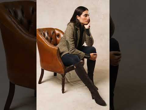 Holland Cooper Ladies Albany Heeled Boot