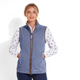 Schoffel Ladies Lyndon Fleece Gilet in Gunmetal#Gunmetal