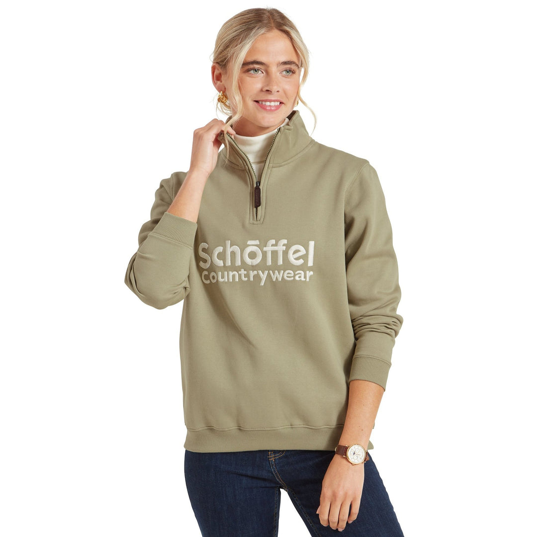 Schoffel Ladies St Issey Sweatshirt - Light Sage