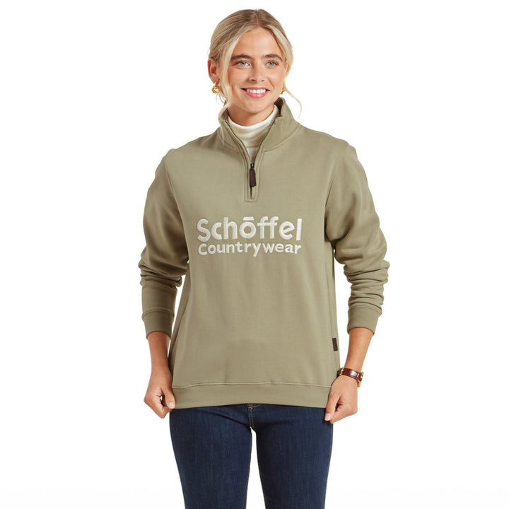 Schoffel Ladies St Issey Sweatshirt - Light Sage