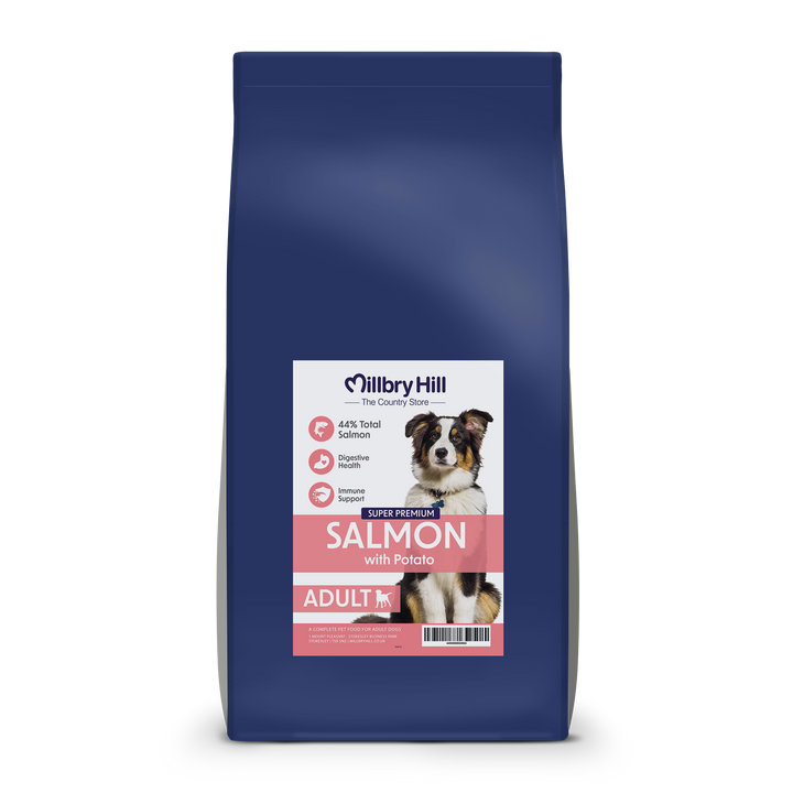 Millbry Hill Super Premium Adult Dog Food Salmon & Potato