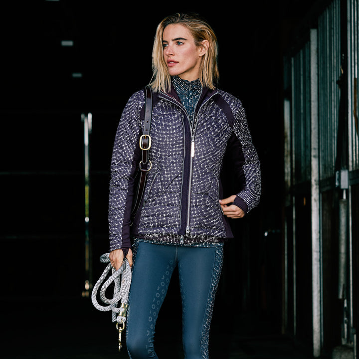 The Ariat Ladies Lumina Insulated Jacket in Black#Black